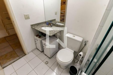 Banheiro da Suíte de apartamento para alugar com 1 quarto, 48m² em Vila Andrade, São Paulo