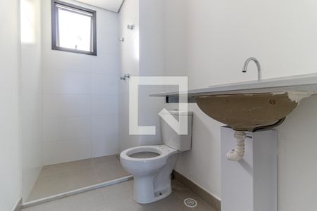 Banheiro de kitnet/studio à venda com 1 quarto, 32m² em Vila Buarque, São Paulo