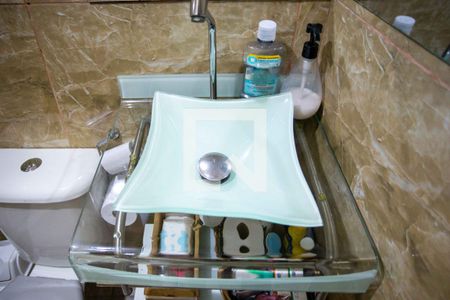 Banheiro do Quarto 2 de casa à venda com 3 quartos, 51m² em Casa Grande, Diadema