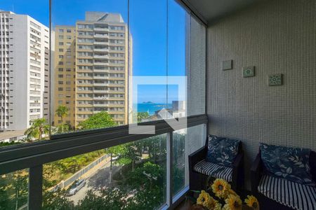 Varanda de apartamento para alugar com 3 quartos, 123m² em Centro, Guarujá