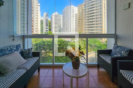 Sala de apartamento para alugar com 3 quartos, 123m² em Centro, Guarujá