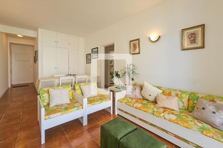 Sala de apartamento para alugar com 3 quartos, 123m² em Centro, Guarujá