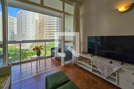 Sala de apartamento para alugar com 3 quartos, 123m² em Centro, Guarujá