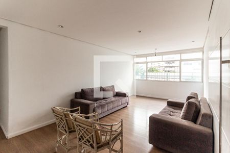 Sala de apartamento para alugar com 3 quartos, 109m² em Santa Cecilia, São Paulo