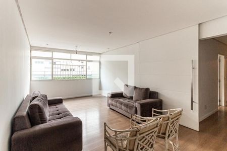 Sala de apartamento para alugar com 3 quartos, 109m² em Santa Cecilia, São Paulo