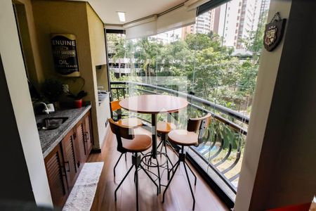 Varanda gourmet de apartamento à venda com 4 quartos, 160m² em Vila Andrade, São Paulo