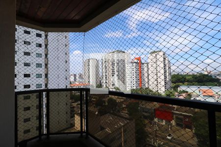 Varanda da Sala de apartamento à venda com 4 quartos, 200m² em Jardim Bela Vista, Santo André