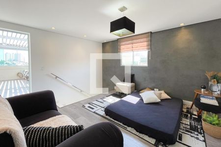 Sala de TV de apartamento à venda com 4 quartos, 160m² em Jardim Borborema, São Bernardo do Campo