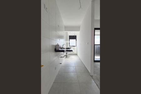 Cozinha de apartamento à venda com 2 quartos, 40m² em Jardim Cristiane, Santo André