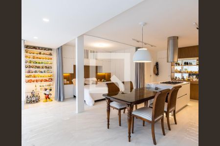 Sala de apartamento à venda com 1 quarto, 48m² em Indianópolis, São Paulo