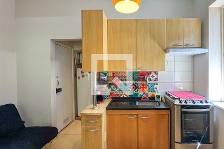 Sala/Cozinha de apartamento para alugar com 1 quarto, 25m² em Copacabana, Rio de Janeiro