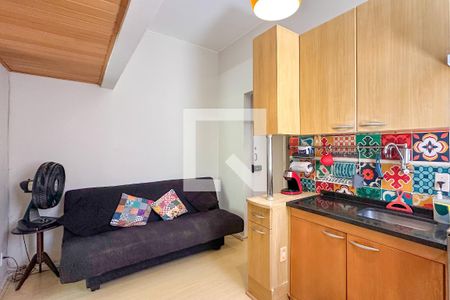 Sala/Cozinha de apartamento para alugar com 1 quarto, 25m² em Copacabana, Rio de Janeiro