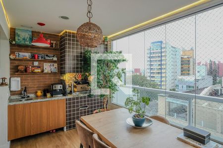 Varanda cozinha/Área de serviço de apartamento à venda com 3 quartos, 77m² em Vila Caminho do Mar, São Bernardo do Campo