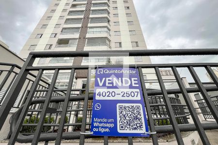 Fachada + plaquinha de apartamento à venda com 3 quartos, 77m² em Vila Caminho do Mar, São Bernardo do Campo