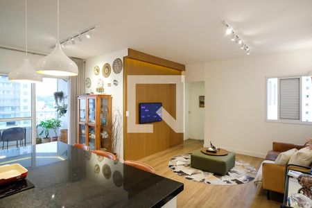 Sala de apartamento à venda com 2 quartos, 78m² em Vila Caminho do Mar, São Bernardo do Campo