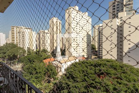 Vista da Sacada de apartamento à venda com 3 quartos, 99m² em Indianópolis, São Paulo