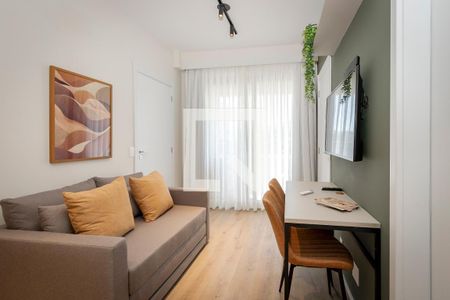 Sala de apartamento à venda com 2 quartos, 43m² em Campo Belo, São Paulo