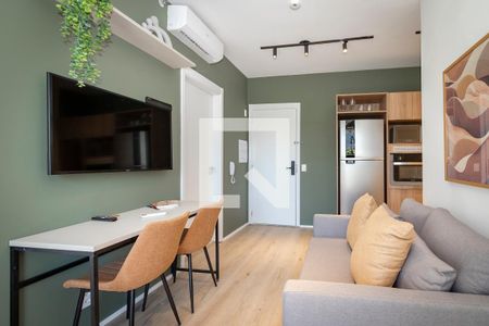 Sala de apartamento à venda com 2 quartos, 43m² em Campo Belo, São Paulo