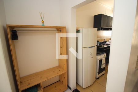 Cozinha de kitnet/studio para alugar com 1 quarto, 26m² em Cidade Baixa, Porto Alegre