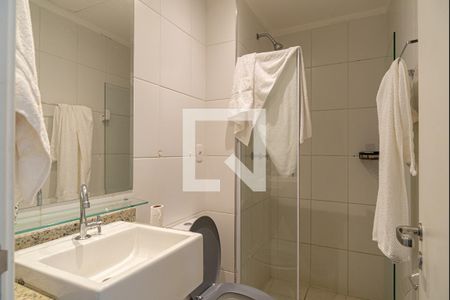 Banheiro de kitnet/studio para alugar com 1 quarto, 39m² em Bela Vista, São Paulo