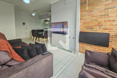 varanda Sala de apartamento para alugar com 2 quartos, 66m² em Jardim Enseada, Guarujá