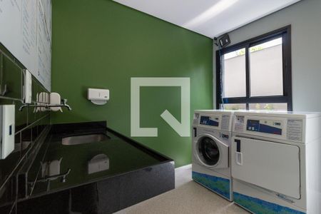 Área comum - Lavanderia de kitnet/studio para alugar com 1 quarto, 32m² em Sumarezinho, São Paulo