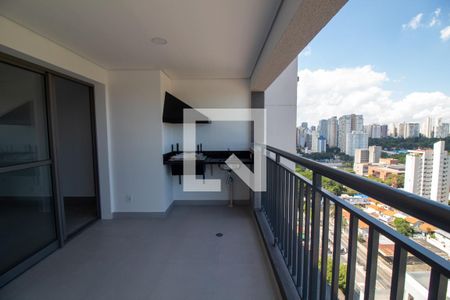 Varanda Gourmet de apartamento à venda com 2 quartos, 51m² em Santo Amaro, São Paulo