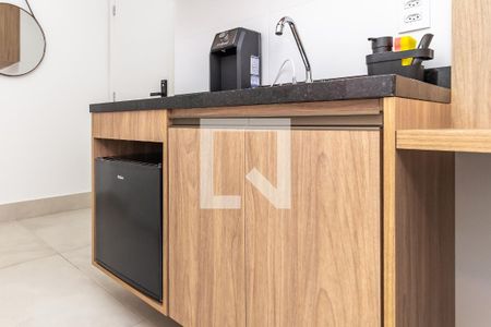 Sala/Quarto/Cozinha de apartamento para alugar com 1 quarto, 21m² em Lapa, São Paulo