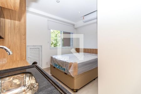 Sala/Quarto/Cozinha de apartamento para alugar com 1 quarto, 21m² em Lapa, São Paulo
