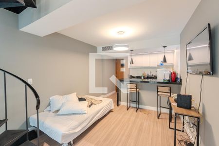 Sala de apartamento à venda com 1 quarto, 42m² em Bela Vista, São Paulo