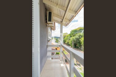 Varanda da Suíte de casa de condomínio à venda com 3 quartos, 185m² em Aberta dos Morros, Porto Alegre