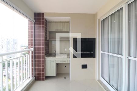Varanda da Sala de apartamento para alugar com 3 quartos, 140m² em Jardim Consorcio, São Paulo
