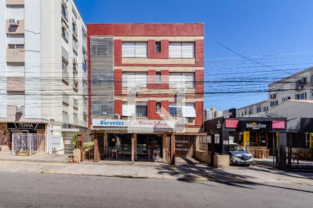 Fachada de kitnet/studio à venda com 1 quarto, 40m² em Menino Deus, Porto Alegre