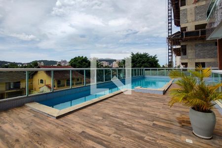Área comum - Piscina de apartamento para alugar com 2 quartos, 82m² em Canto do Forte, Praia Grande
