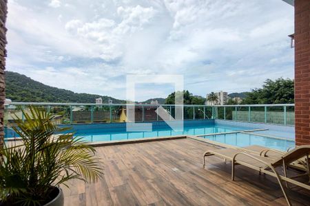 Área comum - Piscina de apartamento para alugar com 2 quartos, 82m² em Canto do Forte, Praia Grande