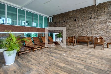 Área comum - Piscina de apartamento para alugar com 2 quartos, 82m² em Canto do Forte, Praia Grande