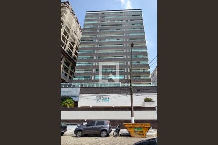 Fachada do Prédio de apartamento para alugar com 1 quarto, 59m² em Canto do Forte, Praia Grande