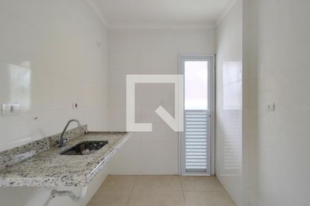 Cozinha de apartamento para alugar com 1 quarto, 59m² em Canto do Forte, Praia Grande