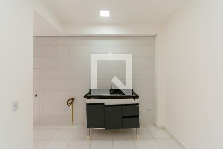 Cozinha de apartamento para alugar com 1 quarto, 33m² em Quinta da Paineira, São Paulo