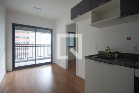 Sala/Cozinha de apartamento à venda com 2 quartos, 41m² em Santo Amaro, São Paulo