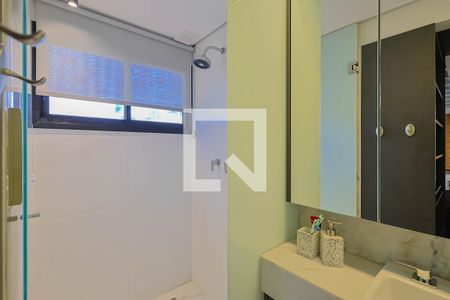 Banheiro da Suíte de apartamento à venda com 1 quarto, 68m² em Savassi, Belo Horizonte