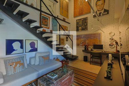 Sala de apartamento à venda com 1 quarto, 68m² em Savassi, Belo Horizonte