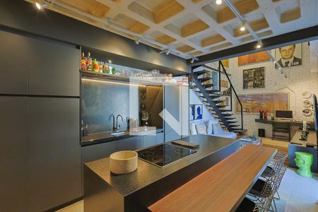 Cozinha de apartamento à venda com 1 quarto, 68m² em Savassi, Belo Horizonte