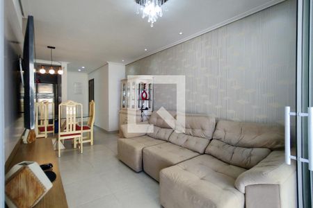 Sala de apartamento para alugar com 2 quartos, 85m² em Canto do Forte, Praia Grande