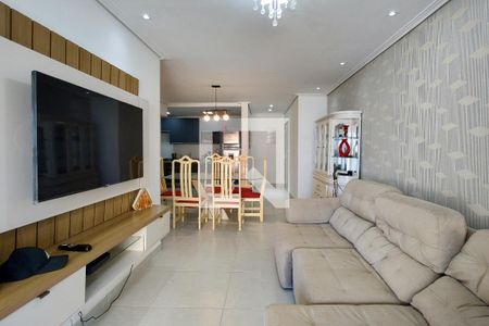Sala de apartamento para alugar com 2 quartos, 85m² em Canto do Forte, Praia Grande