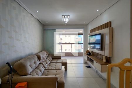 Sala de apartamento para alugar com 2 quartos, 85m² em Canto do Forte, Praia Grande