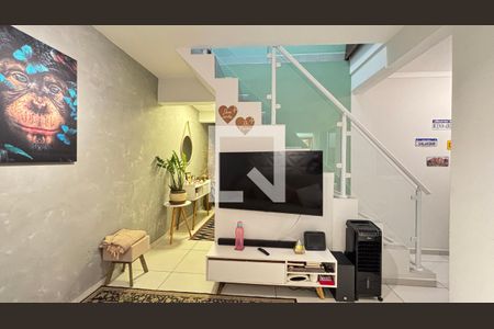 Sala de apartamento à venda com 2 quartos, 86m² em Vila Helena, Santo André