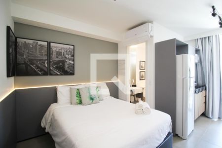 Suíte  de kitnet/studio para alugar com 1 quarto, 22m² em Indianópolis, São Paulo