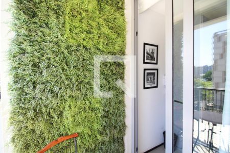 Varanda  de kitnet/studio para alugar com 1 quarto, 22m² em Indianópolis, São Paulo