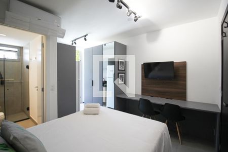 Suíte  de kitnet/studio para alugar com 1 quarto, 22m² em Indianópolis, São Paulo